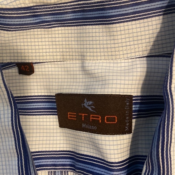 Men’s Etro Button Down shirt. Size 42 - Picture 5 of 5